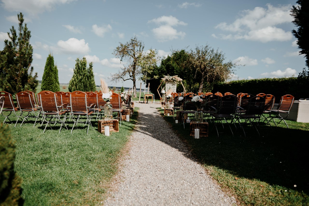 Ailinger Mühle  Informations sur les salles de bal Jardin du moulin