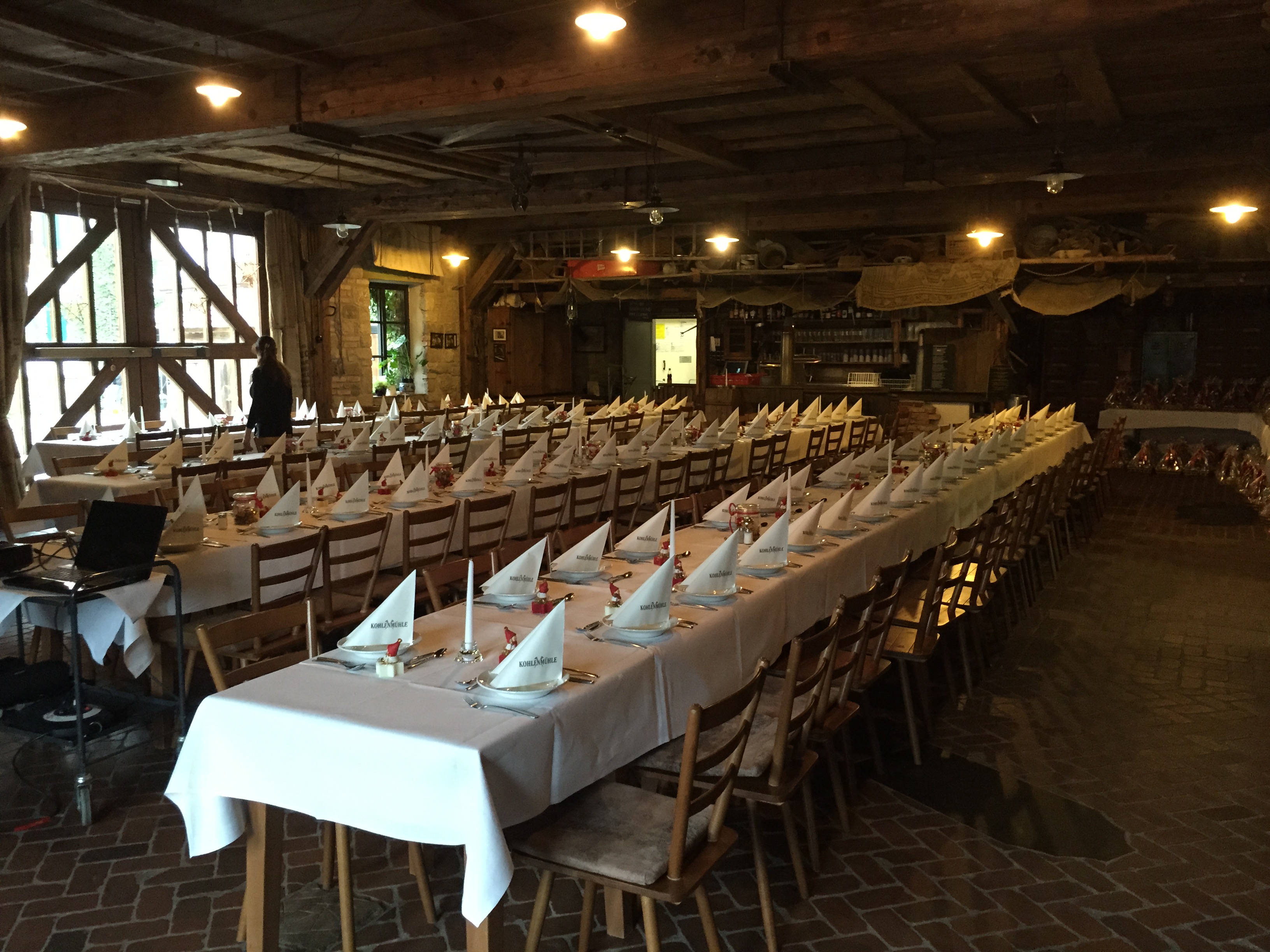 Kohlenmühle Gasthof & Brauerei Informations sur les salles de bal Grange