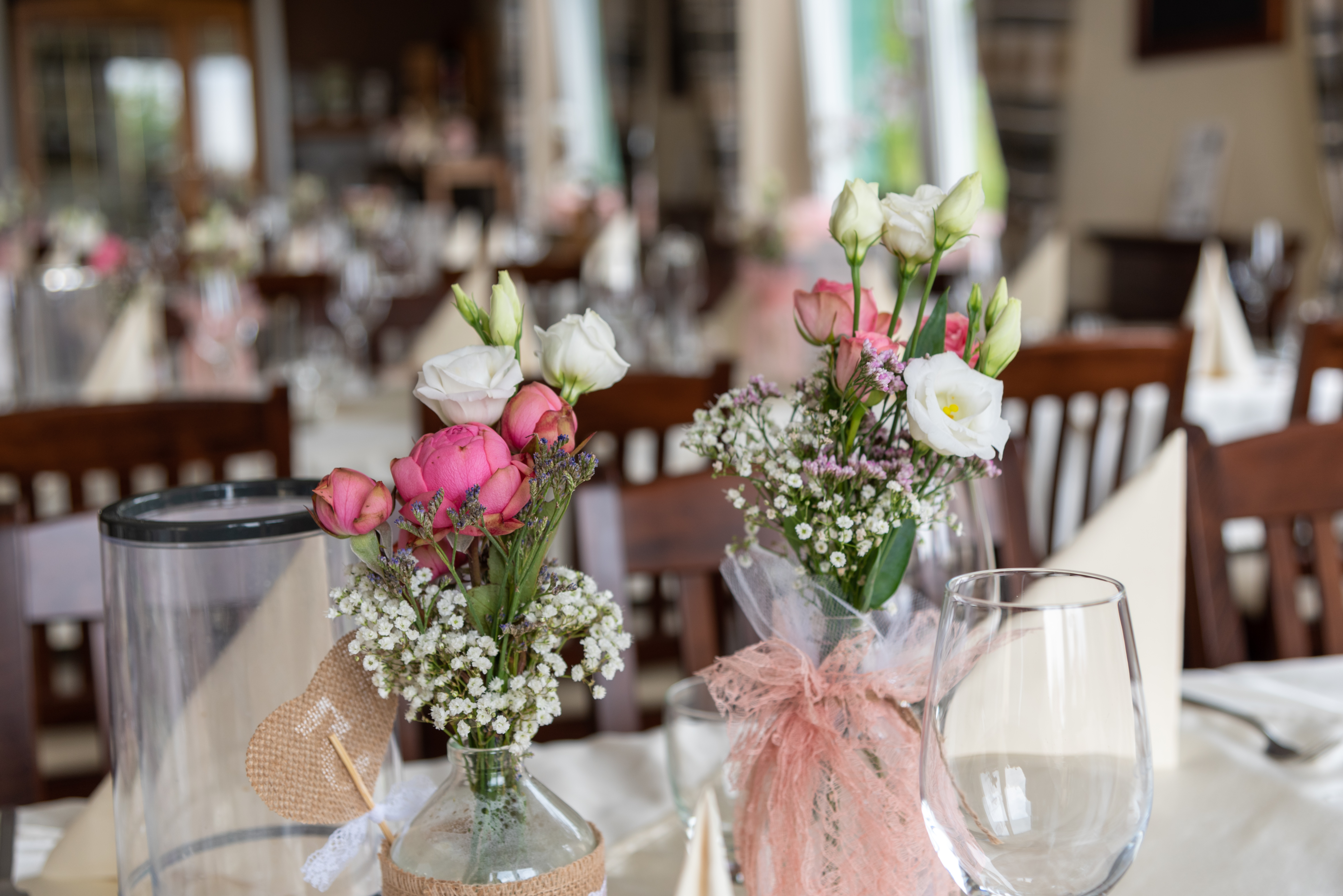 Matrimonio - Wels (Wels) - Tischdekoration passend zur eurem Hochzeits-Farbkonzept. - Gasthaus zur Gis