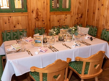Hochzeitslocation: Der Festsaal des Hoamat in Haibach. - Hoamat - Essen Feiern Schlafen