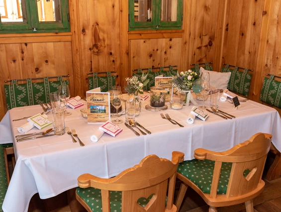Hochzeitslocation: Der Festsaal des Hoamat in Haibach. - Hoamat - Essen Feiern Schlafen