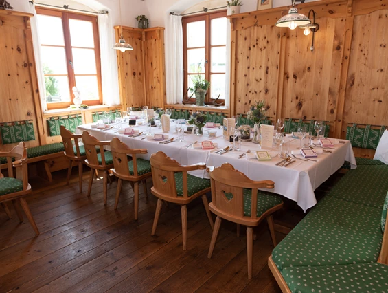 Hochzeitslocation: Der Festsaal des Hoamat in Haibach. - Hoamat - Essen Feiern Schlafen
