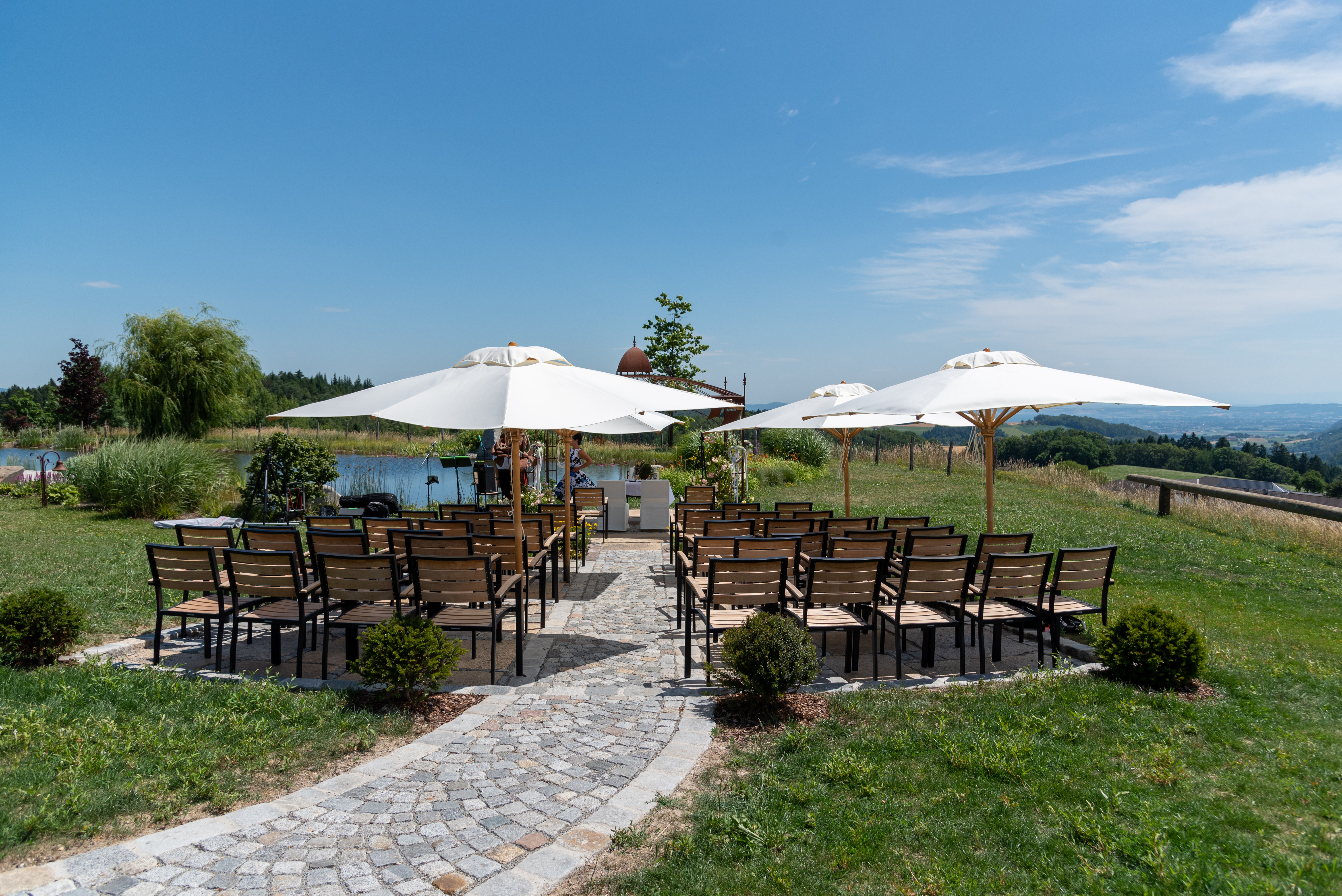 Hochzeitslocation: Eine Hochzeitsfeier direkt am See. - Hoamat - Essen Feiern Schlafen