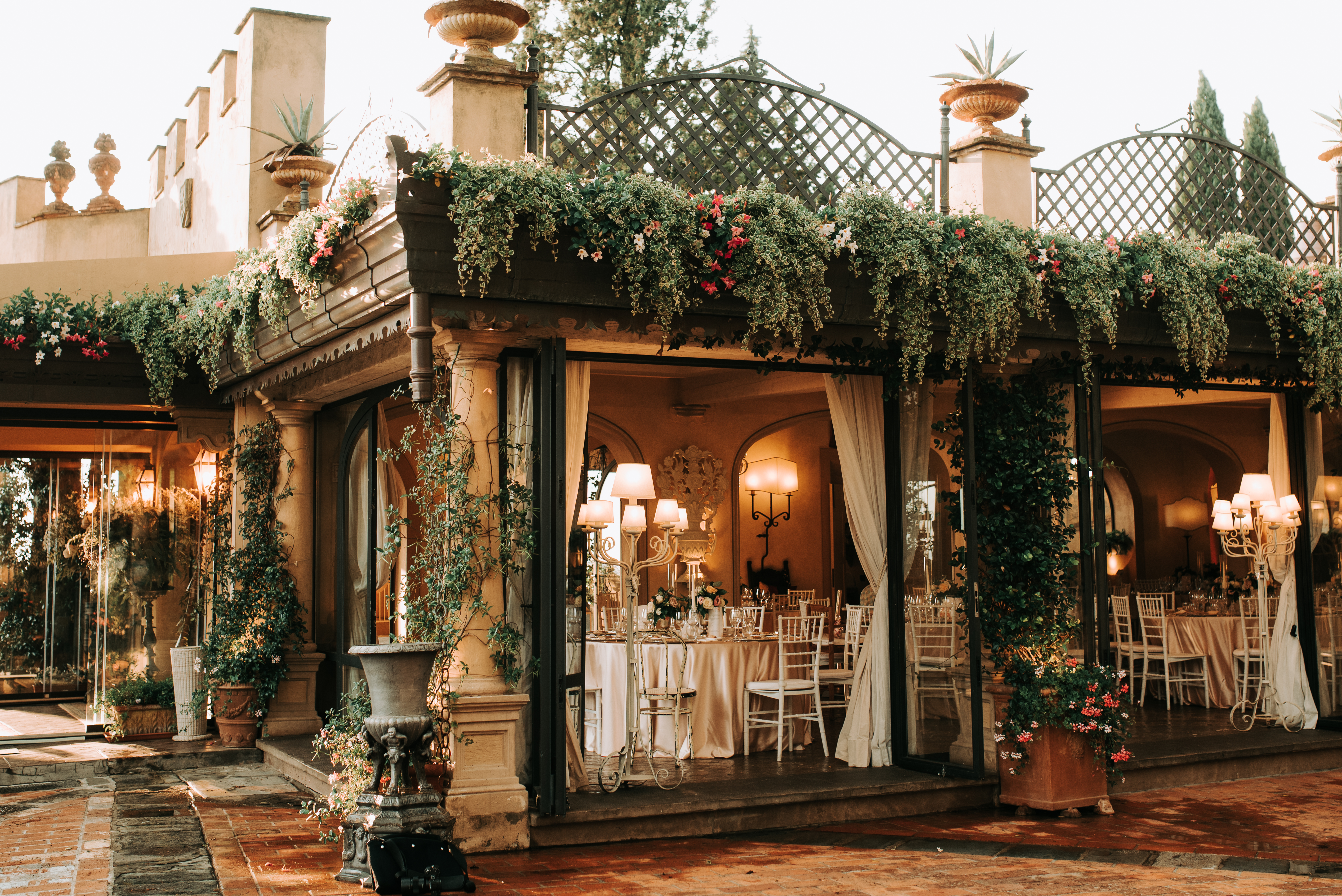 Mariage - Toscane - Der Festsaal bietet ein atemberaubendes Flair. - Antica fattoria di Paterno