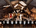 Hochzeit: Der Festsaal des Restaurant Gonzenbergwerk. - Restaurant Gonzenbergwerk