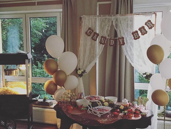 Hochzeitslocation: Candybar  - Strandhotel Vier Jahreszeiten Buckow