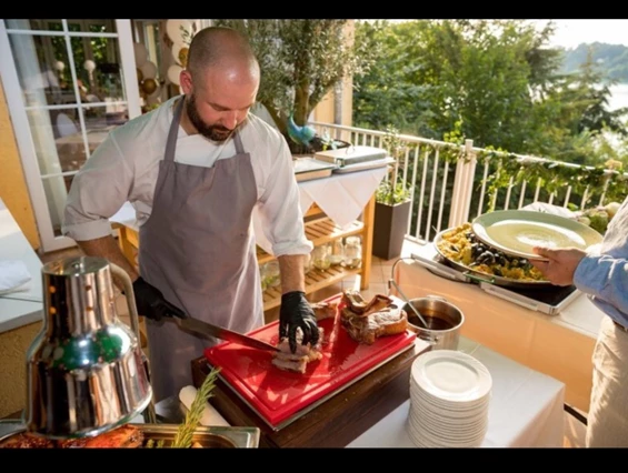 Hochzeitslocation: Live Cooking  - Strandhotel Vier Jahreszeiten Buckow