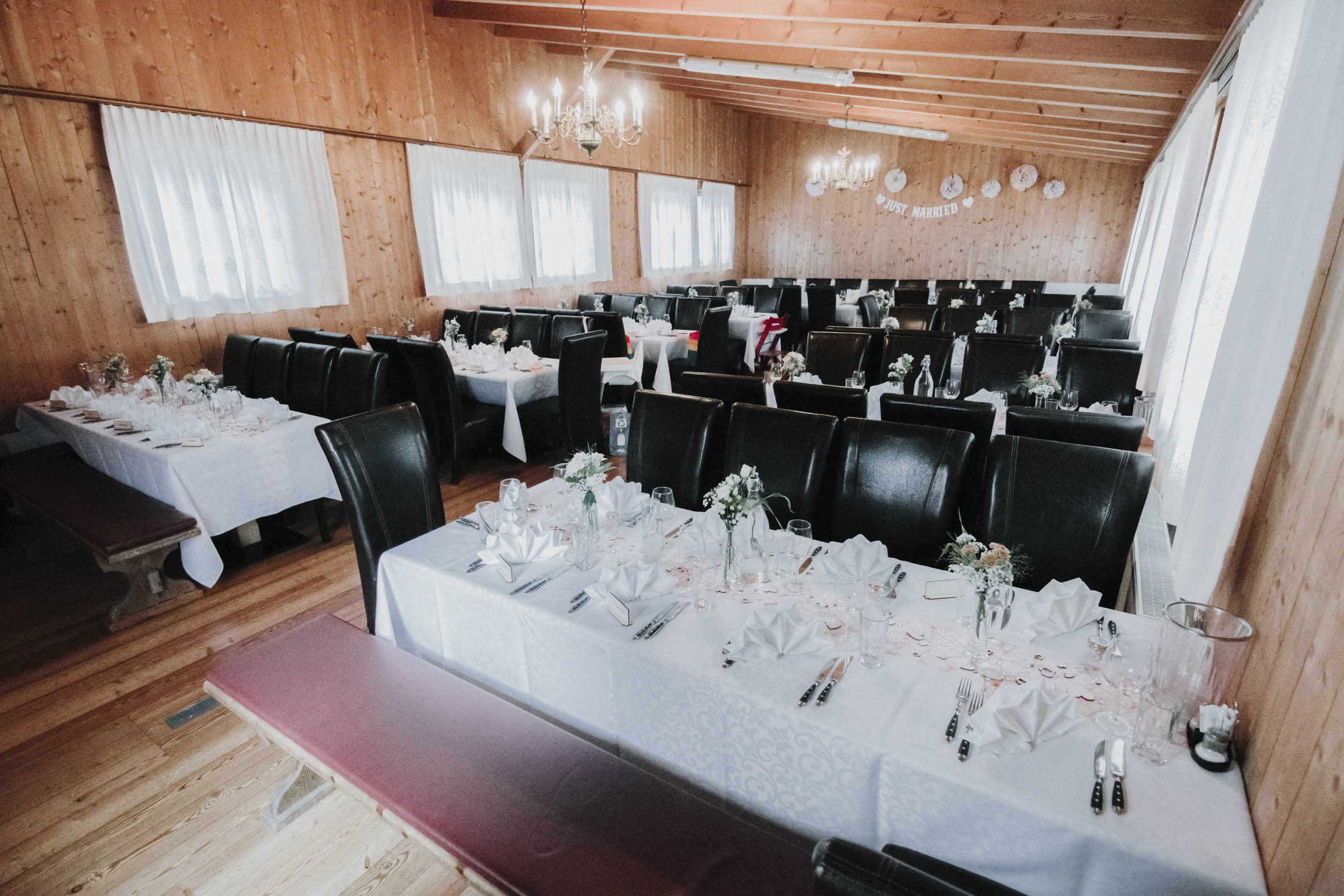 Hochzeitslocation: Der Festsaal des Bogner Aste für eure Traumhochzeit. - Bogner Aste 