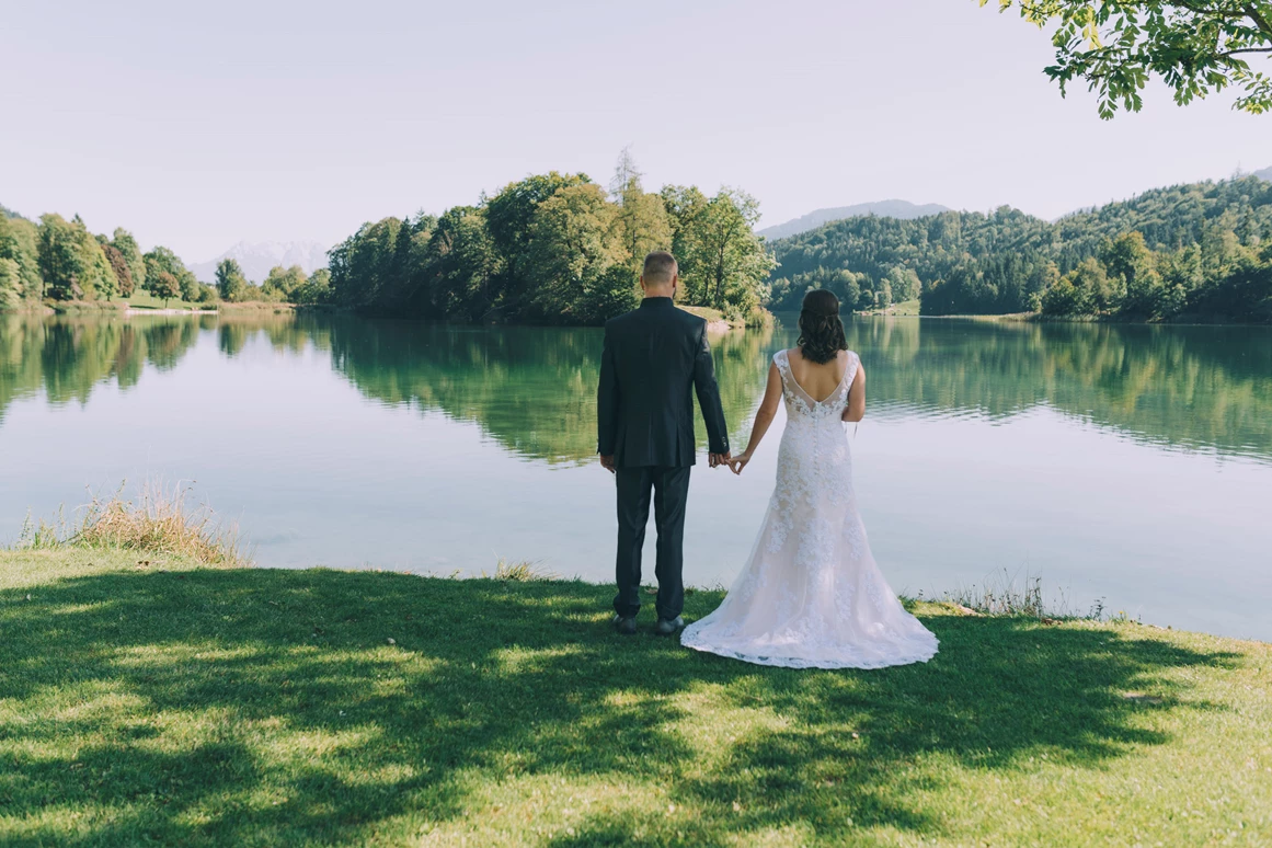 Hochzeitslocation: Der Reintalersee bietet zahlreiche umwerfende Fotomotive. - Restaurant Fischerstube