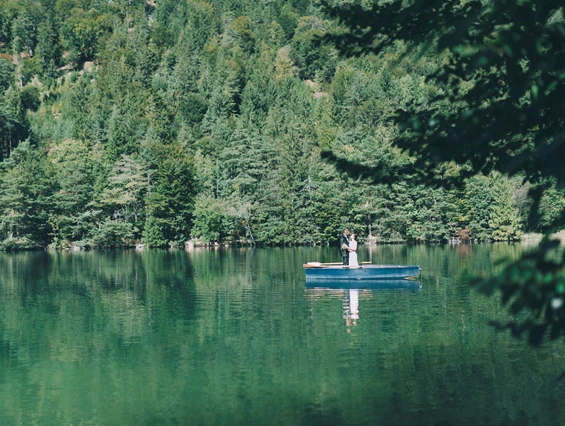 Hochzeitslocation: Der Reintalersee bietet zahlreiche umwerfende Fotomotive. - Restaurant Fischerstube