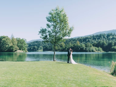 Hochzeitslocation: Der Reintalersee bietet zahlreiche umwerfende Fotomotive. - Restaurant Fischerstube