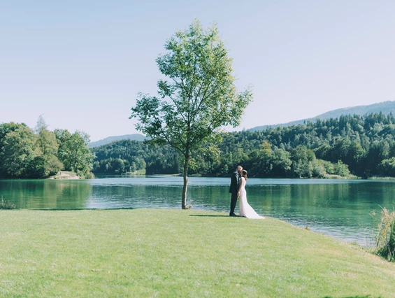 Hochzeitslocation: Der Reintalersee bietet zahlreiche umwerfende Fotomotive. - Restaurant Fischerstube