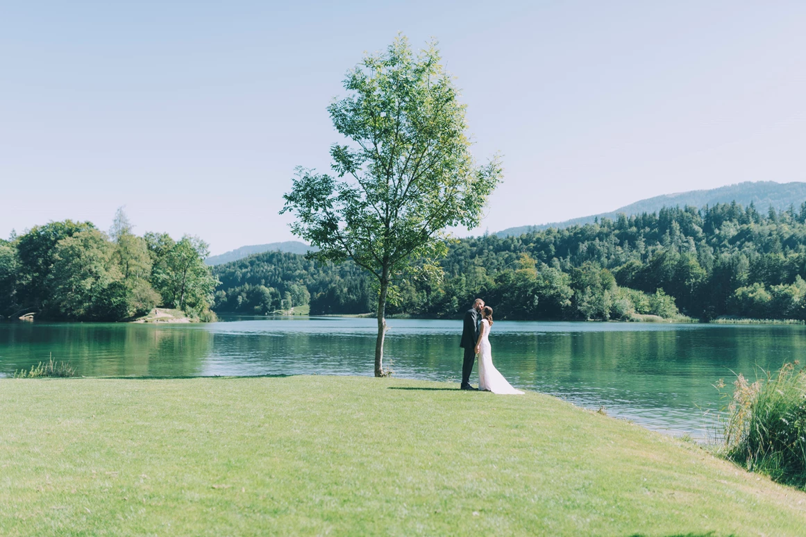 Hochzeitslocation: Der Reintalersee bietet zahlreiche umwerfende Fotomotive. - Restaurant Fischerstube