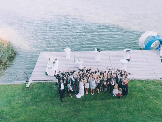 Hochzeitslocation: Prosecco-Empfang direkt am See - Restaurant Fischerstube