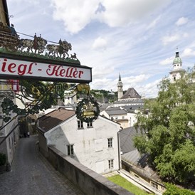 Hochzeit: Stiegl-Keller Außenansicht - Restaurant Stieglkeller - Salzburg