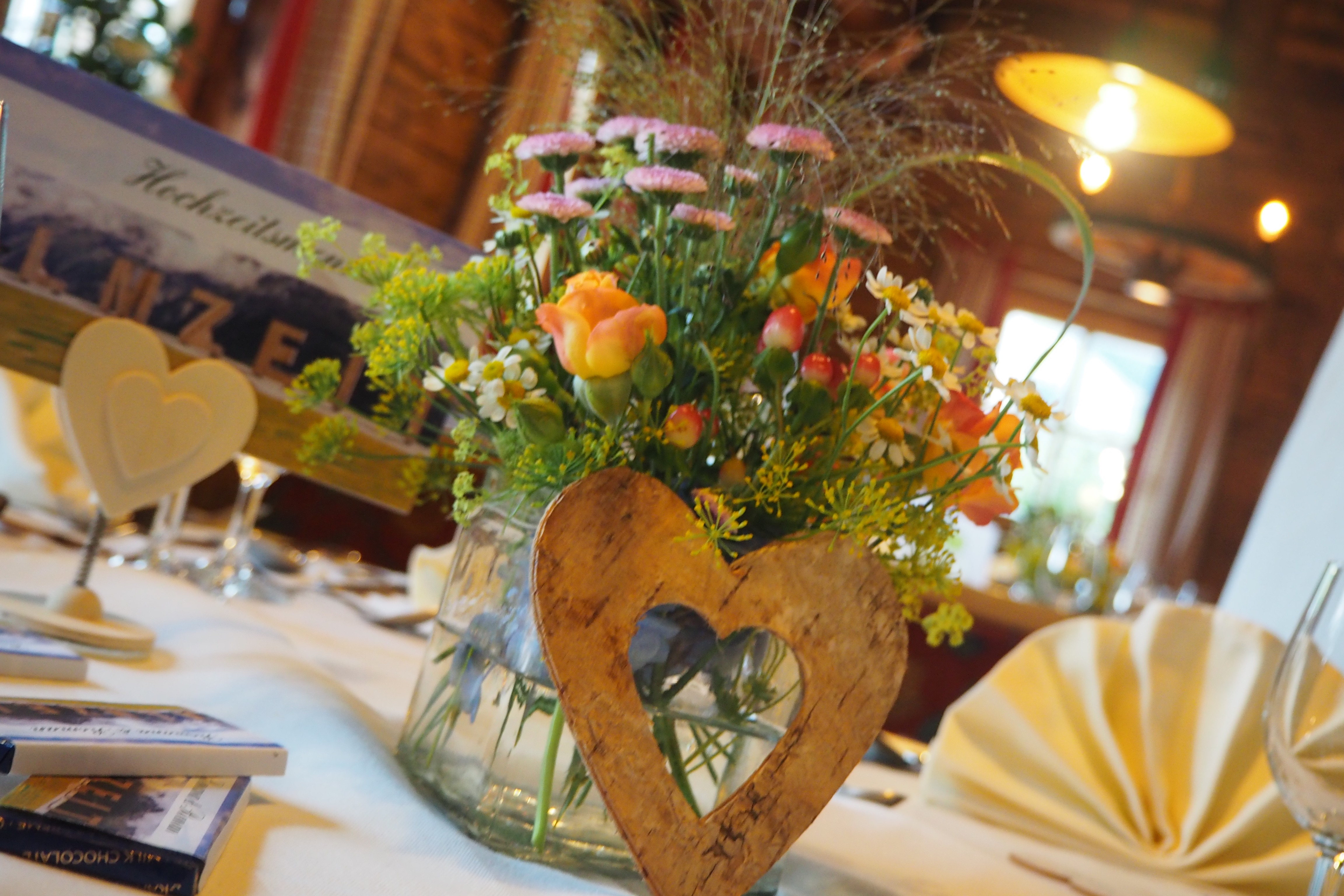 Hochzeitslocation: Tischdeko - Die Almen - Saalbach Hinterglemm 