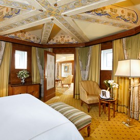 Hochzeit: Penthouse-Suite Schlafzimmer - Eine unsere beliebtesten Honeymoon Suiten - Hotel Bristol Vienna