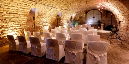 Matrimonio - Lambsheim - Belichtungsmöglichkeiten des Gewölbekellers des Durlacher Hofes in Rhodt. - Durlacher Hof Rhodt unter Rietburg