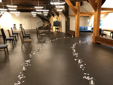 Hochzeitslocation: Location Diele Coronabeispiel - Boutique Hotel Gut Bielenberg
