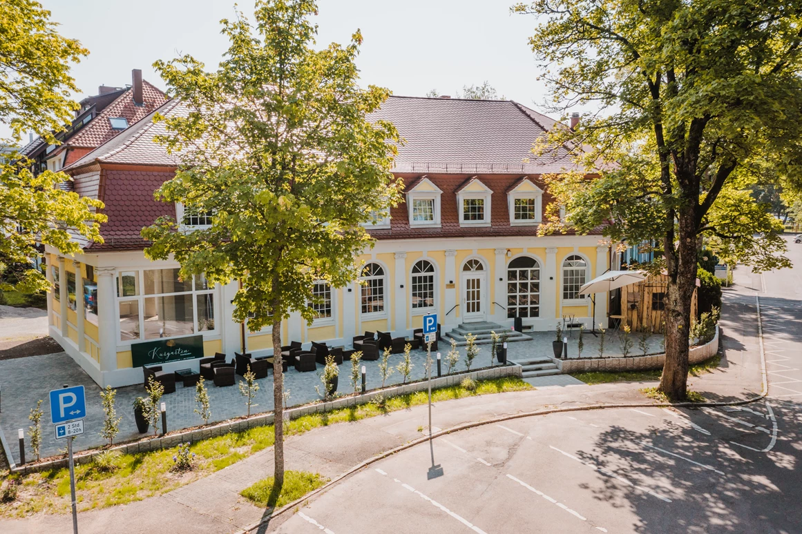 Hochzeit: Der Kurgarten in Bad Dürrheim. - Der Kurgarten