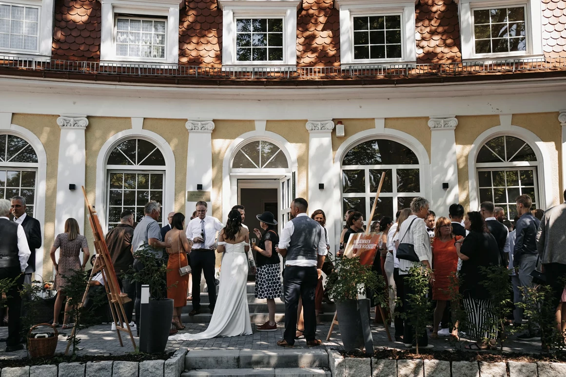Hochzeit: Eine Hochzeitsfeier im Kurgarten in Bad Dürrheim. - Der Kurgarten