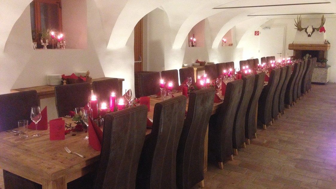 Hochzeit: Gewölbe mit offenen Kamin - Michlhof zu Haitzing, nähe Laakirchen