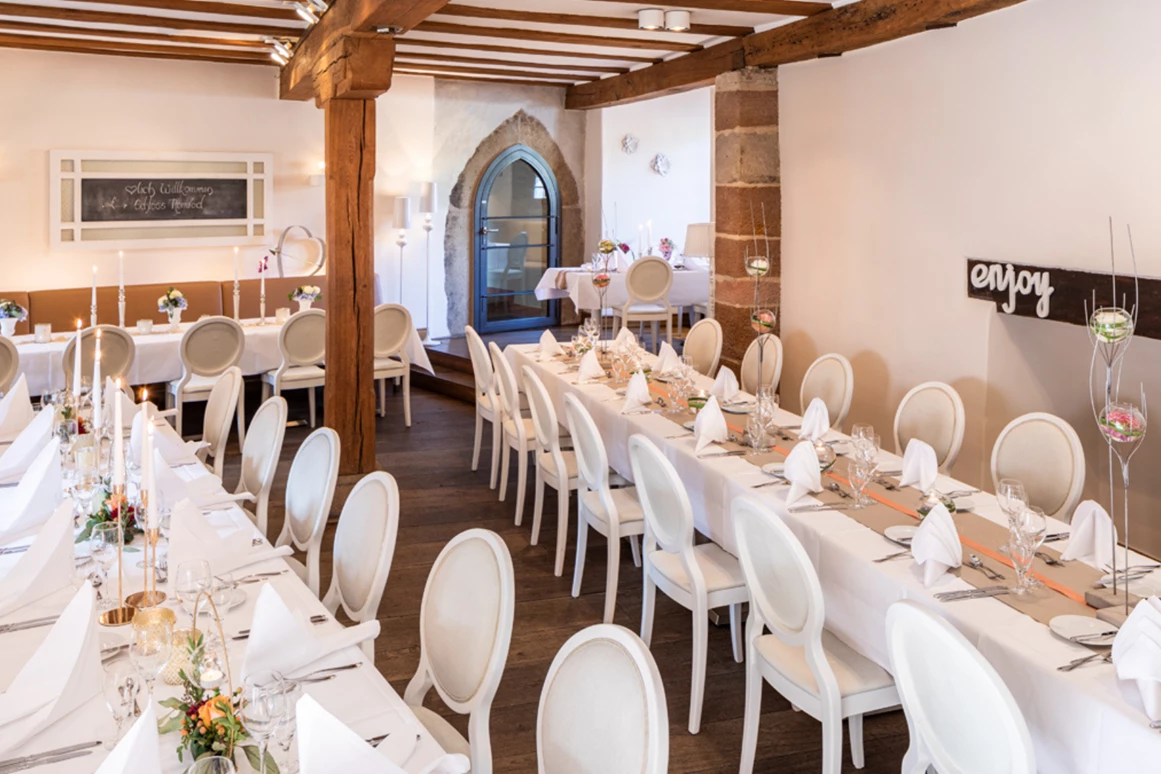 Hochzeitslocation: hôtel schloss romrod | Restaurant mathilde - hôtel schloss romrod