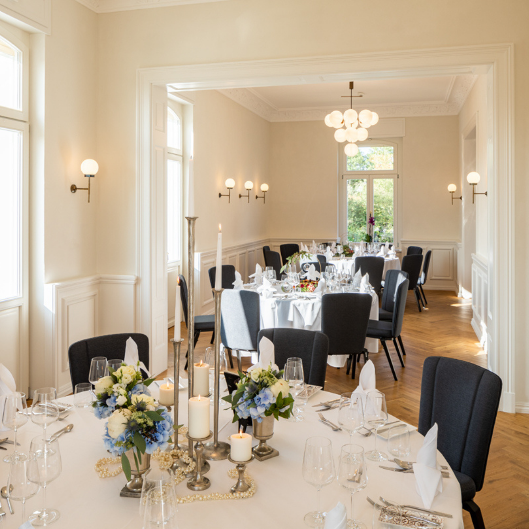 hôtel villa raab Informatie over de balzalen Beletage