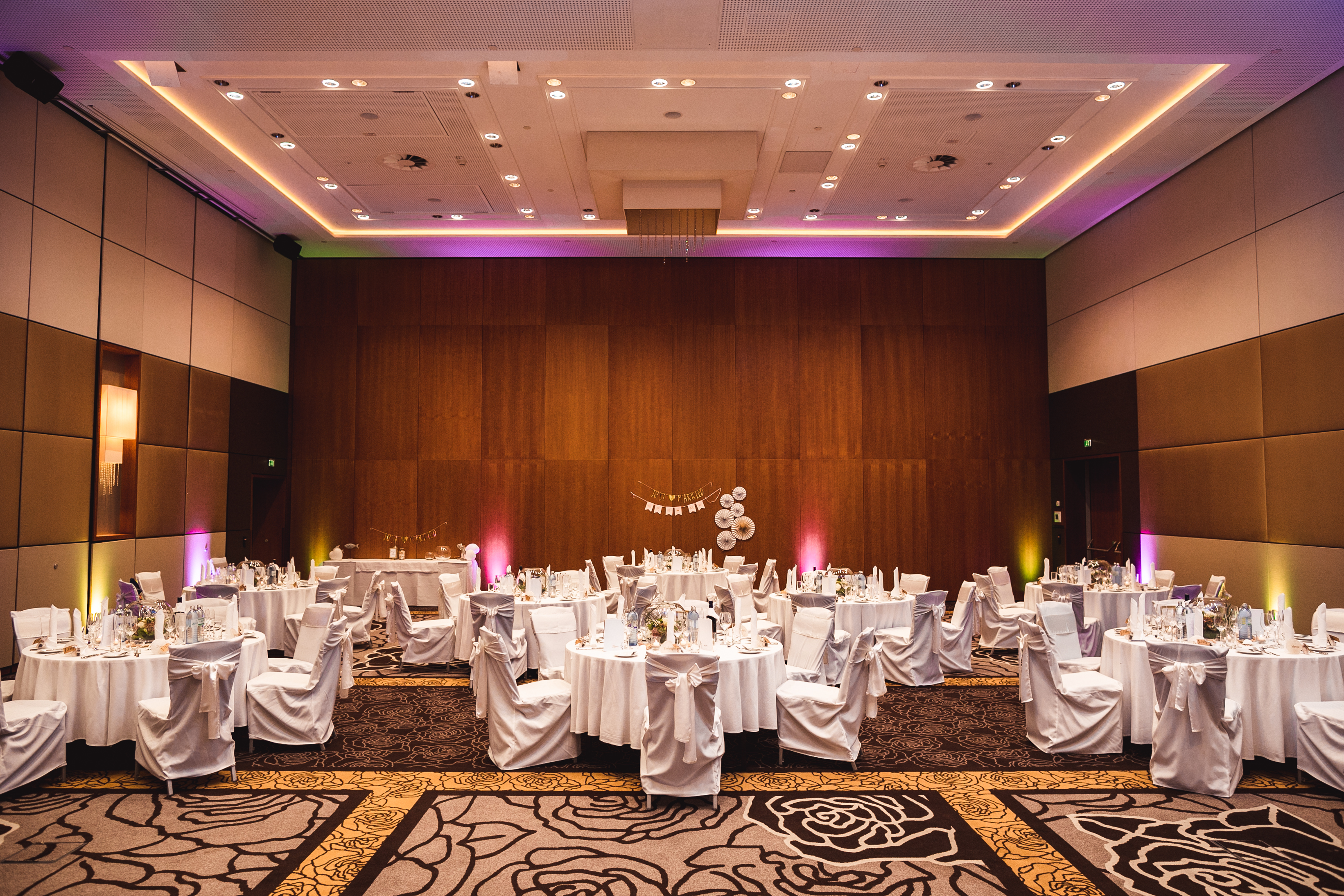 Hilton Vienna Waterfront Angaben zu den Festsälen Grand Waterfront Hall 