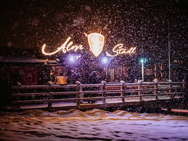 Hochzeitslocation: Der Almstadl in Gerlos. - Almstadl - Winterhochzeit am Berg