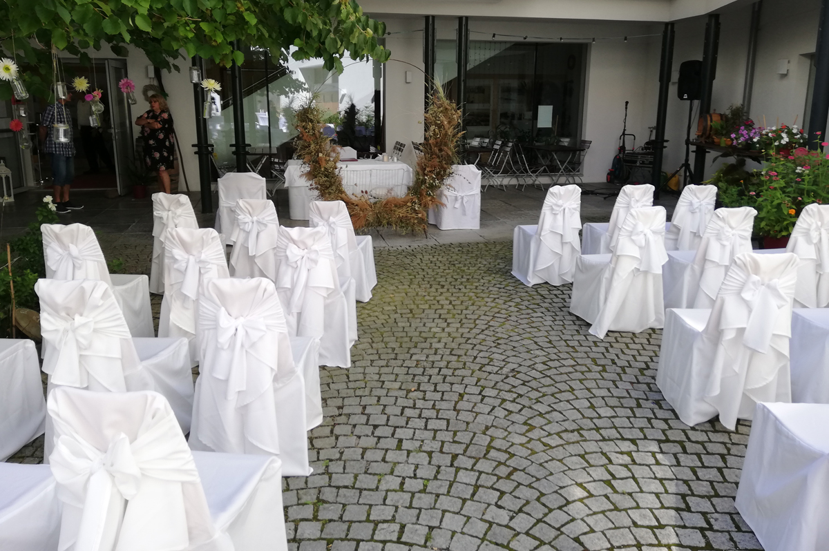 Hochzeitslocation: Innenhof - Bauermühle Mattersburg