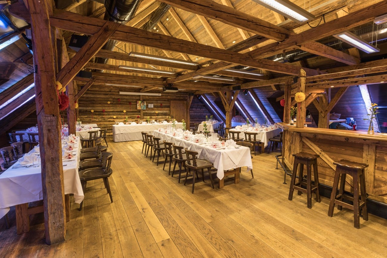 Flachauer Gutshof - Musistadl Information about the banquet halls hayloft