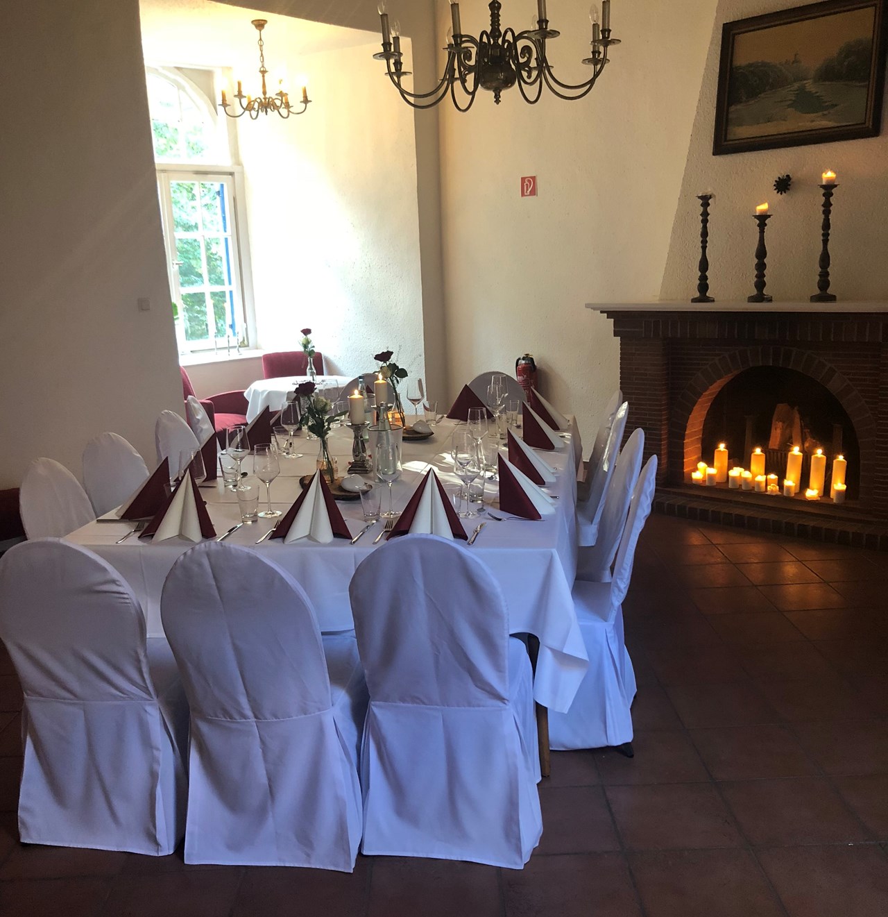 Schloss Walbeck Informazioni sulle sale da ballo Sala del camino