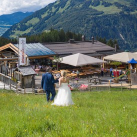 Hochzeit: Das Bergrestaurant befindet sich inmitten der herrlichen Montafoner Bergwelt - Brunellawirt