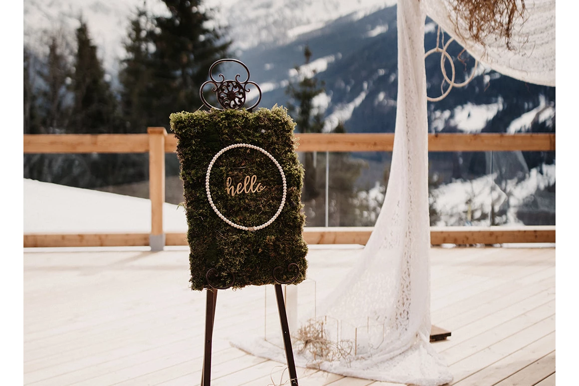 Hochzeitslocation: Winterhochzeit im Lumberjack in Salzburg. - Lumberjack Bio Bergrestaurant