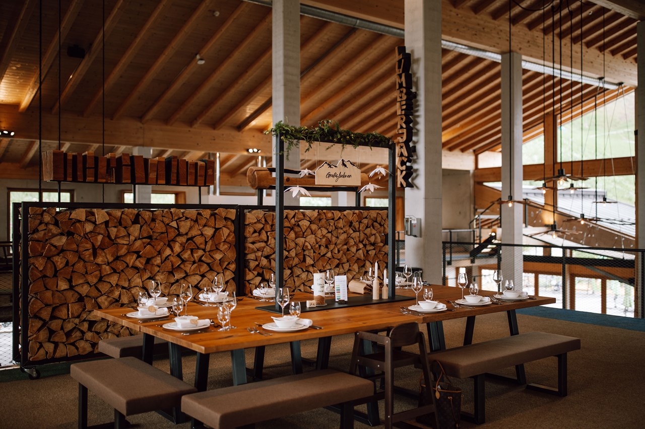 Lumberjack Bio Bergrestaurant Informazioni sulle sale da ballo Mensa