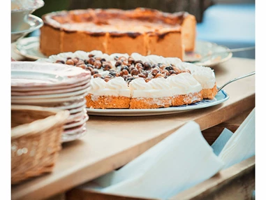 Hochzeitslocation: Die Kuchenauswahl. - Schloss Stülpe