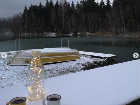Hochzeitslocation: Winterbild - Verwunschener See südlich von Hannover-Nähe Marienburg