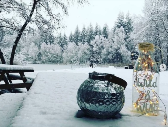 Hochzeitslocation: Winterbild - Verwunschener See südlich von Hannover-Nähe Marienburg