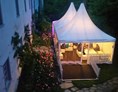 Hochzeit: Schlossgarten, es können auch Zelte gestellt werden - Event Schloss Reichenau