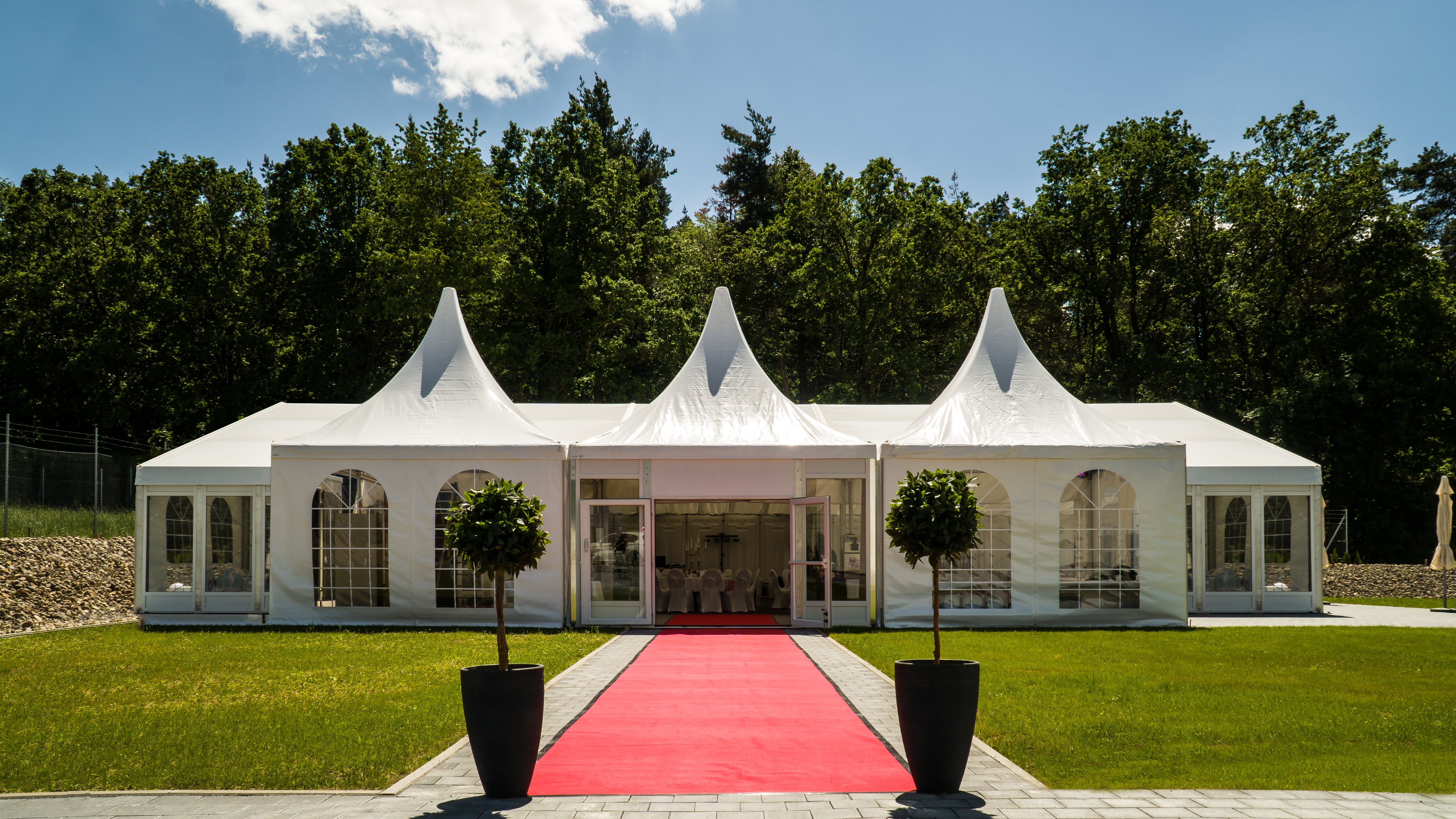 Hochzeitslocation: Eventlocation am Wald