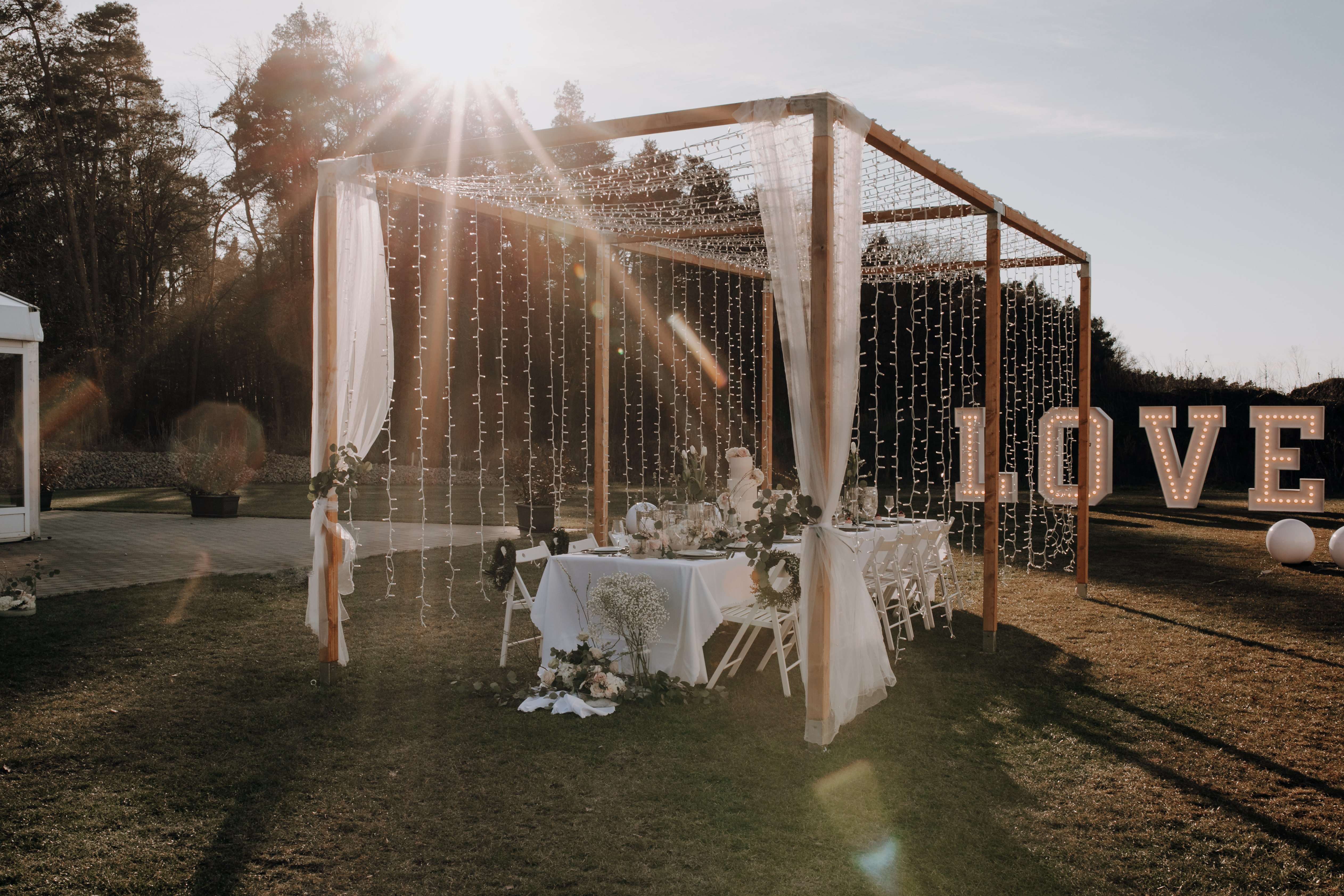 Hochzeitslocation: Eventlocation am Wald