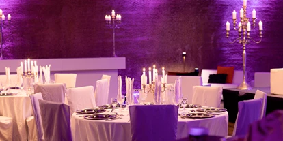 Hochzeit - Unken - Großer Veranstaltungssaal, Beispiel Bestuhlung Hochzeit - KAVERNEN1595 - FEIERN IM MÖNCHSBERG