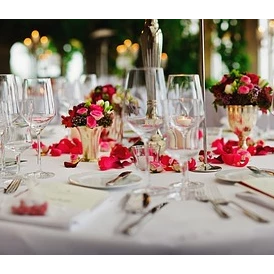Hochzeit: Festlich gedeckter Tisch - Hotel Walchseer Hof - Hotel Walchseer Hof