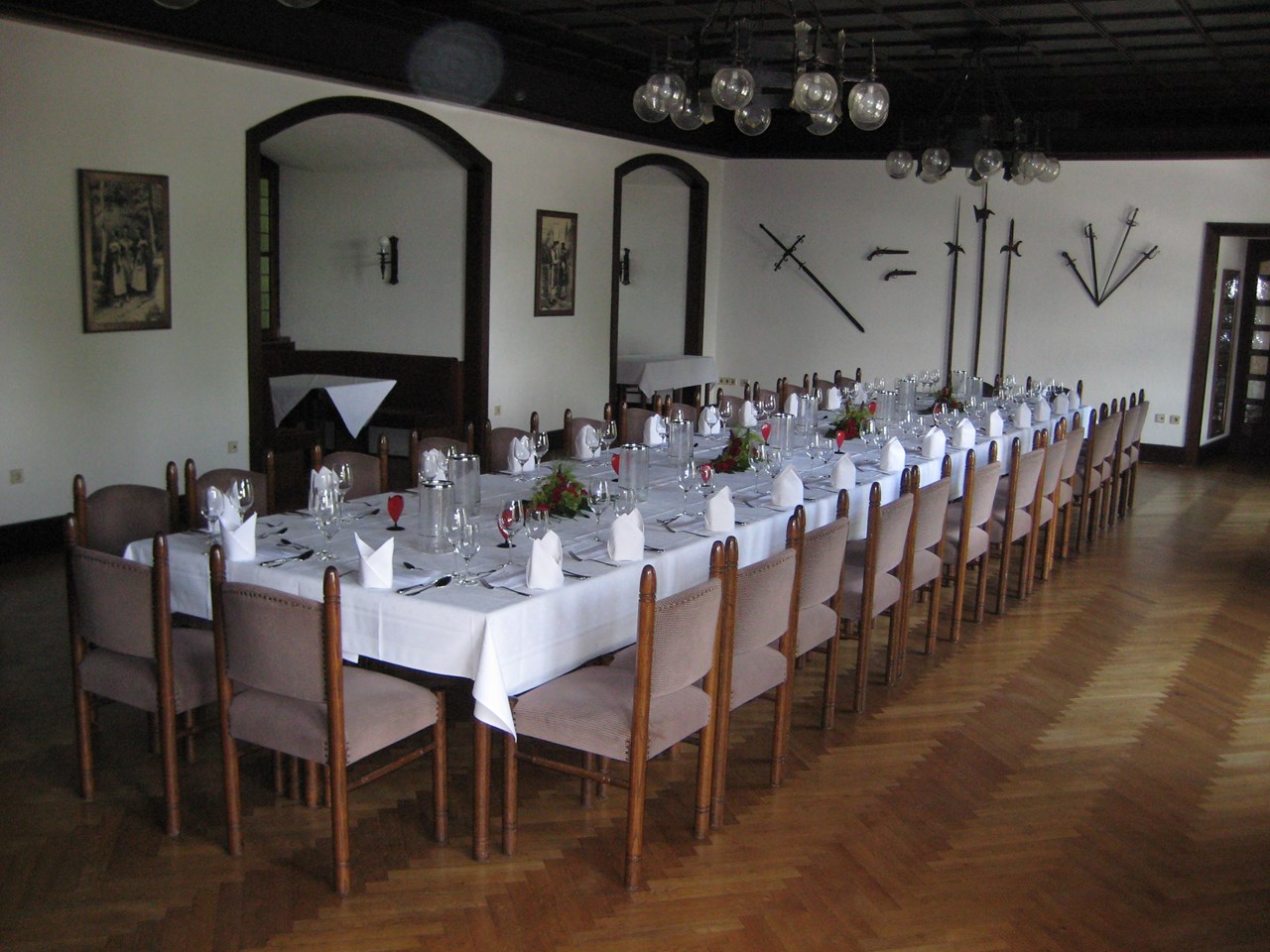 Restaurant Sparrenburg Angaben zu den Festsälen Rittersaal