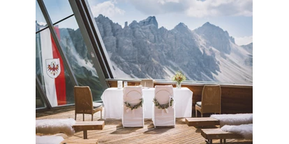 Wedding - Seefeld in Tirol - © Die Lichtbildnerei - Hoadl-Haus Panoramarestaurant auf 2.340 m in der Axamer Lizum