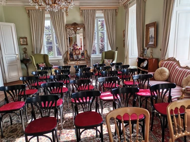 Hochzeitslocation: Der Trauungssaal des Schloss Sighartstein in Neumarkt am Wallersee. - Schloss Sighartstein