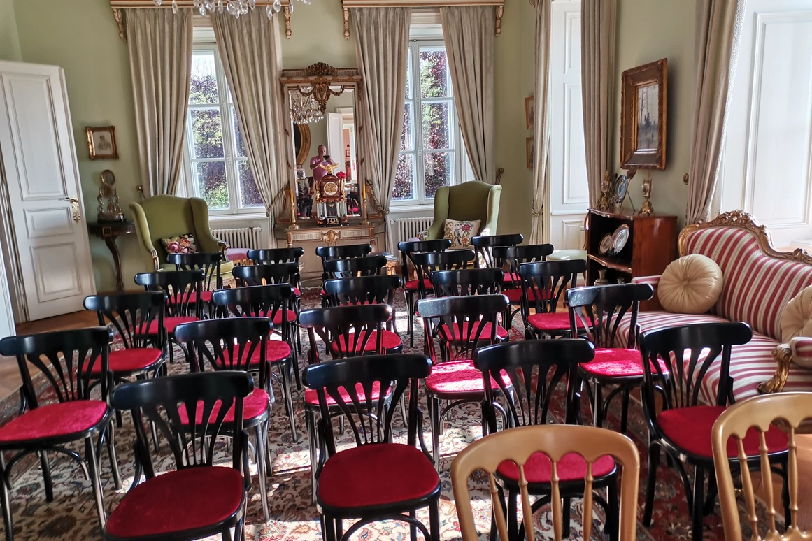 Hochzeitslocation: Der Trauungssaal des Schloss Sighartstein in Neumarkt am Wallersee. - Schloss Sighartstein