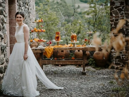 Hochzeit - Nals - Sweet Table oder Sektempfang im Nordgarten. - Schloss Wangen Bellermont