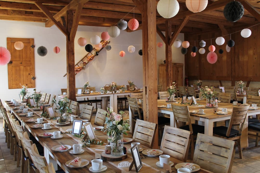Mariage - Coburg - Der Sternstadl vom Biergarten Schwürbitz. - Sternenstadl